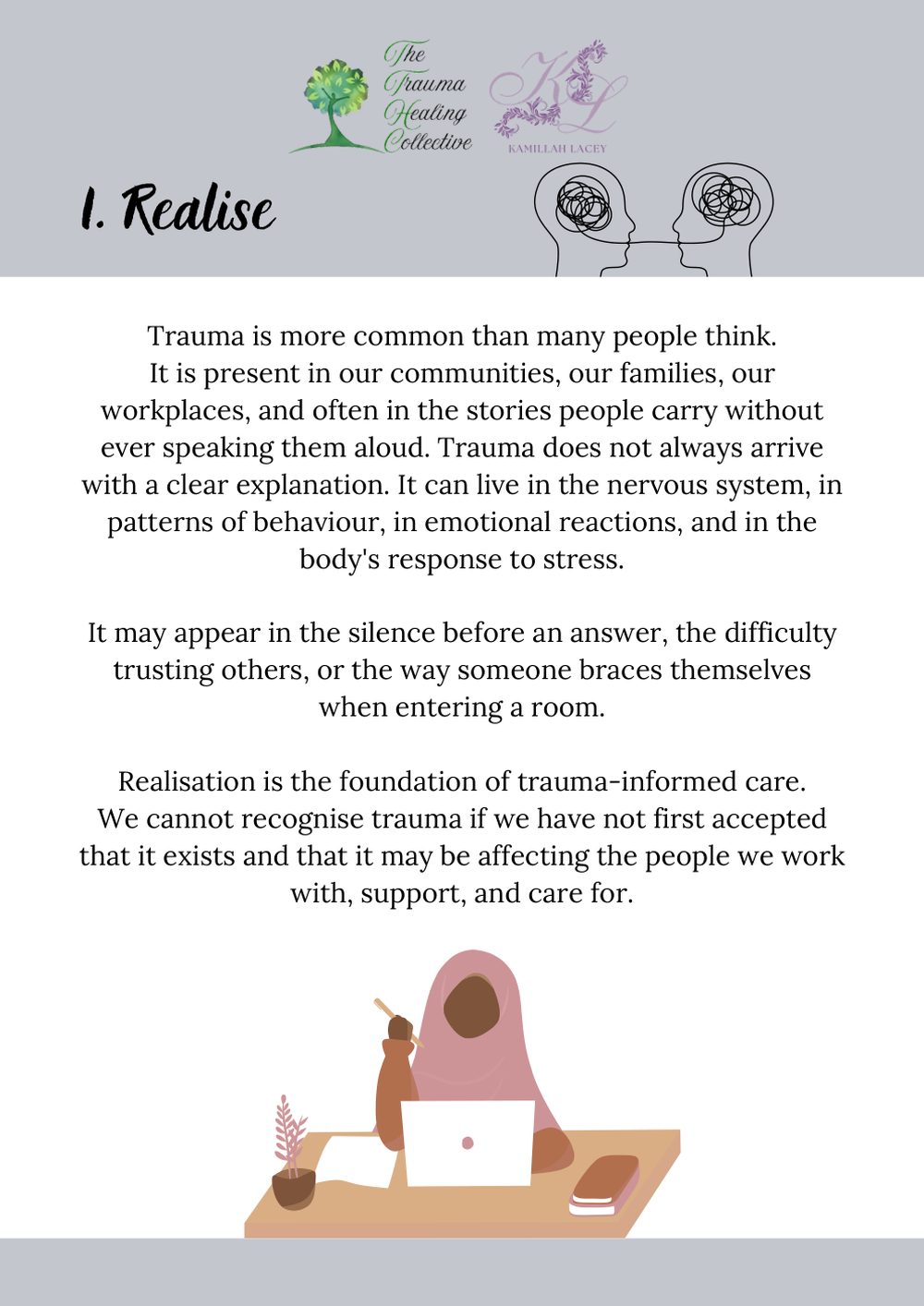Leaflet page 2 of 5. The text is written out above.